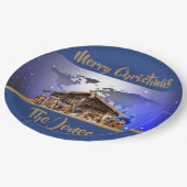 9"出生の紙皿 ペーパープレート (アングル)