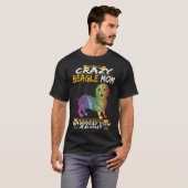 9 私はクレイジービーグルママです 108 Tシャツ (正面フル)