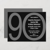 9-0バースデーパーティ招待状 招待状 (正面/裏面)