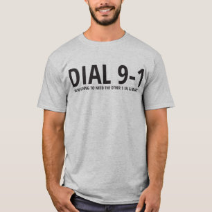 9-1に電話をかけて下さい Tシャツ