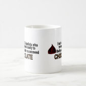 9 10歯科医からチョコレートを推薦して下さい コーヒーマグカップ (中央)