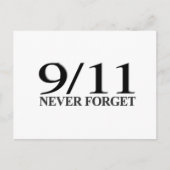 9/11なし忘れ ポストカード (正面)