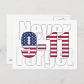 9-11なし忘れ ポストカード (正面/裏面)