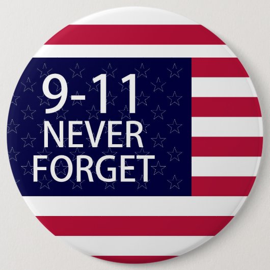 9-11なし忘れ 缶バッジ (正面)