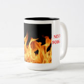 9/11の記念のコーヒー・マグ ツートーンマグカップ (正面右)