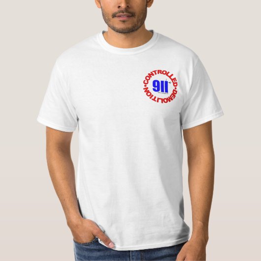 9/11の陰謀 Tシャツ (正面)