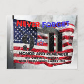 9.11を決して忘れないで ポストカード (正面)