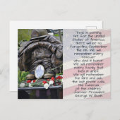 9.11を決して忘れない 9月11日記念品 ポストカード (正面/裏面)