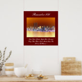 9/11を覚える ポスター (キッチン)