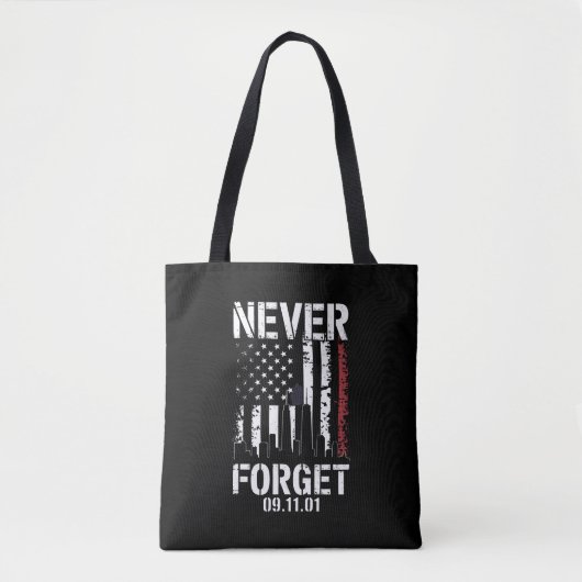 9・11メモリアルデー 忘れない  トートバッグ (正面)