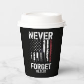 9・11メモリアルデー 忘れない  紙コップ (正面)
