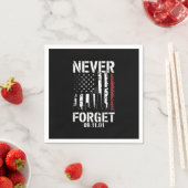 9・11メモリアルデー 決して忘れない スタンダードカクテルナプキン (インサイチュ)