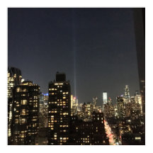 9-11メモリアルライトNYC