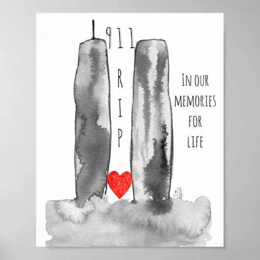 9-11世界貿易センター記念ポスター ポスター (正面)
