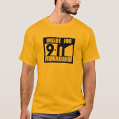 9-11中仕事は- 911真実、trutherを目覚めます tシャツ (正面)