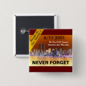 9 11常に私たちのハート 缶バッジ (正面&裏面)