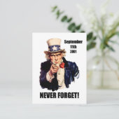 9/11忘れなし ポストカード (スタンド正面)