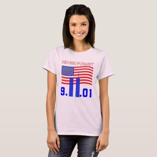 9/11忘れなし Tシャツ (正面フル)