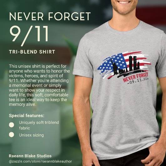 9/11忘れの記憶なし トライブレンドＴシャツ