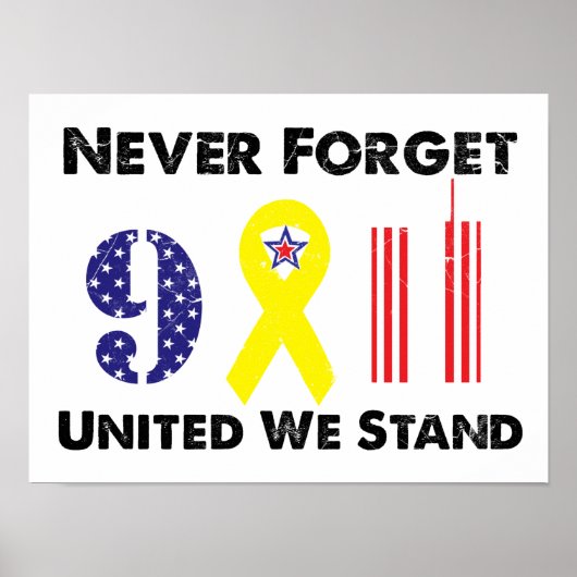 9 11忘れ人も立統一されたたない ポスター (正面)