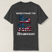 9 11忘れ年を経ない Tシャツ (デザイン正面)