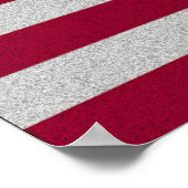 9-11我々は決してアメリカ忘れ国旗のポスター ポスター (角)