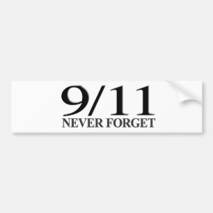 9/11決して忘れないで下さい バンパーステッカー