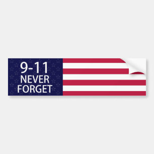 9-11決して忘れないで下さい バンパーステッカー