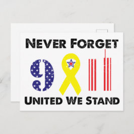 9.11決して忘れない　団結して立ち向かおう ポストカード