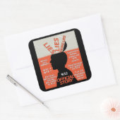 9-11真実の公式なストーリー スクエアシール (封筒)