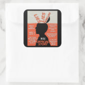 9-11真実の公式なストーリー スクエアシール (バッグ)