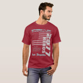 9/11覚えています-倍は味方しました Tシャツ (正面フル)