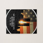 9-11覚えて下さい-私達は決して忘れません ジグソーパズル (横)