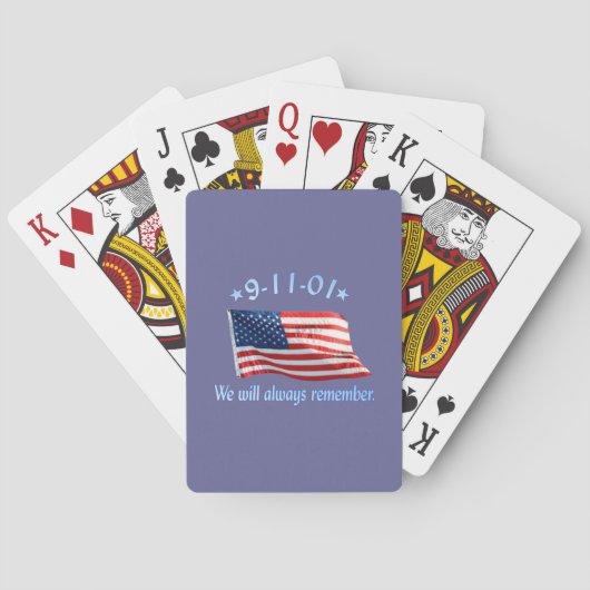 9-11記念,我々はいつも思い出す トランプ (裏面)