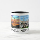 9/11"はアメリカ決して"マグを忘れません マグカップ (中央)