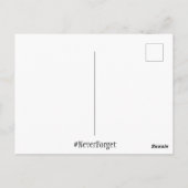 9.11 を決して忘れない セプテンバーレブンス メモラビリア ポストカード (裏面)