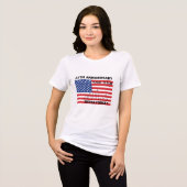 9/11 事件から25年 永遠に忘れないTシャツ トライブレンドTシャツ (正面全面)