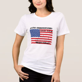 9/11 事件から25年 永遠に忘れないTシャツ トライブレンドTシャツ