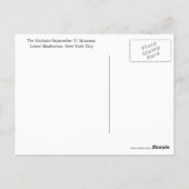 9/11 国民記念館 旅行写真 ポストカード (裏面)