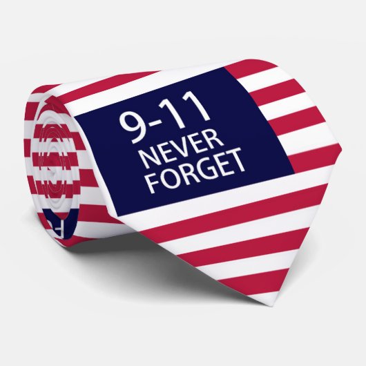 9-11 忘れ NEVER ネクタイ (ロール)
