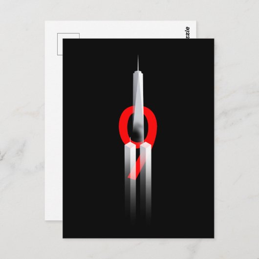 9.11 決して忘れない 2001年9月11日 追悼記念 ポストカード (正面/裏面)