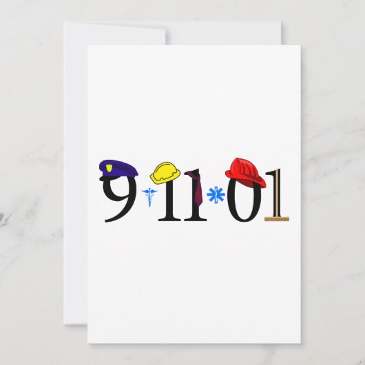 9-11-01 -覚えておく 招待状 (正面)