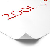 9/11 10周年記念WTCと国旗 ポスター (角)