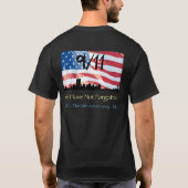 9/11 10周年WTCと国旗 Tシャツ (裏面)