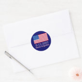 9-11-2001 Tシャ忘れツなし、ボタン ラウンドシール (封筒)