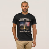 9/11 25周年記念日 決して忘れない 2001-2026 Tシャツ (正面フル)