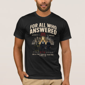 9/11 25周年記念 すべての応答者に捧ぐ Tシャツ
