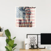 9/11 Memorial Art Print Never Forget ポスター (ホームオフィス)