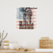 9/11 Memorial Art Print Never Forget ポスター (キッチン)