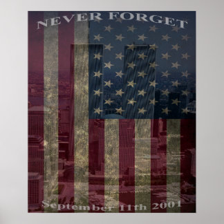 9/11 Never 忘れ – ポスター